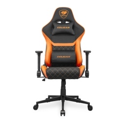 Silla Gamer COUGAR Armor One V2 Orange F Regulable 155 Grados Soporta Hasta 120kg Material Cuero Sintetico