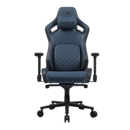 Silla Gamer COUGAR Defender S Navy Blue Regulable 155 Grados Soporta Hasta 150kg Material Cuero Sintetico