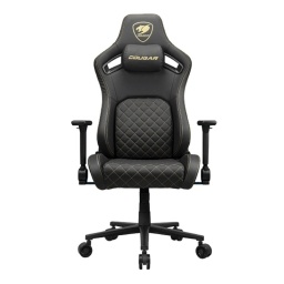 Silla Gamer COUGAR Defensor Gold Regulable 155 Grados Soporta Hasta 150kg Material Cuero Sintetico