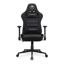 Silla Gamer COUGAR Armor One V2 Black F 155 Grados Soporta Hasta 120kg Material Imitacion Lino