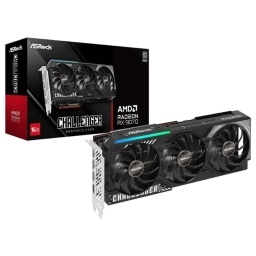 Tarjeta De Video ASROCK AMD RX9070  16Gb Gddr6 Challenger Hdmi Dp 256bit Pci-e 5.0 DirectX OpenGL