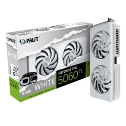 Tarjeta De Video PALIT RTX 5060Ti 8Gb Gddr7 White OC Hdmi DisplayPort