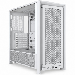 Gabinete Gamer CORSAIR FRAME 4000D RS Usb-C Vidrio Templado CC-9011312-WW Blanco
