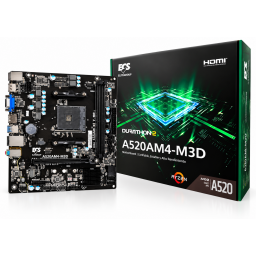 Motherboard ELITEGROUP ECS A520AM4-M3D Socket Am4 Para Amd
