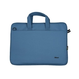 Bolso Malet�n TRUST 16 Bologna Eco Para Notebook Tablet Poli�ster Reciclado Bolsillos Cierre Cremallera