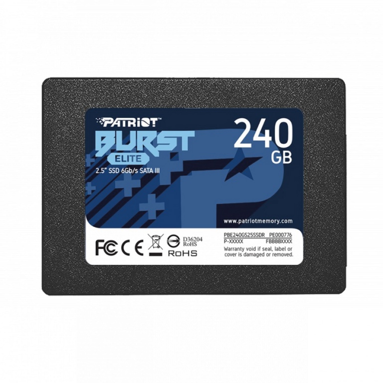 Ssd PATRIOT Burst Elite 240Gb 2.5 Sata3 6 Gbps