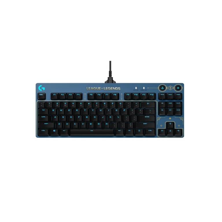 Teclado Gamer LOGITECH G PRO Mecanico Rgb LightSync Edicion League of Legends Switch Gx Brown Ref