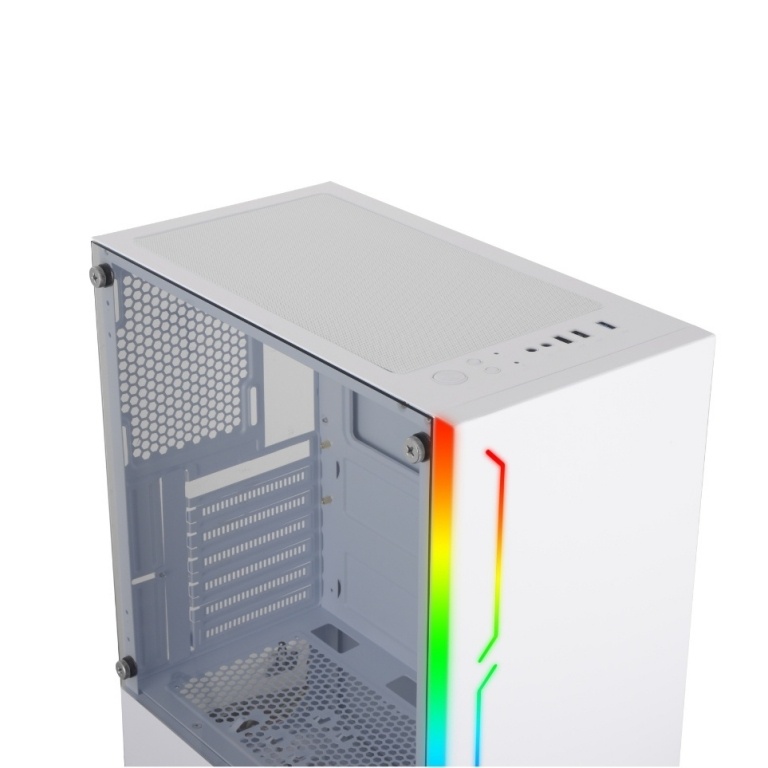 Gabinete Gamer Shot Gaming 8335 Rgb 3 Fanes 120mm Rgb Atx Con Lateral ...
