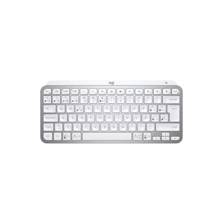 Teclado LOGITECH Mx Keys Mini Retroiluminado Inalambrico Bluetooth Gris
