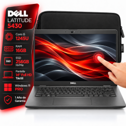 Notebook DELL LATITUDE 5430 Intel Core i5 1245U - 16Gb - 256Gb - Pantalla 14 Fhd Tactil - W11 Pro