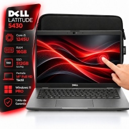 Notebook DELL LATITUDE 5430 Intel Core i5 1245U - 16Gb - 512Gb - Pantalla 14 Full HD T�ctil - W11 Pro