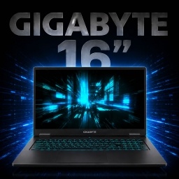 Notebook Gamer GIGABYTE A16 3TH K3LA893SH AMD Ryzen 7 260 - RTX 5050 8Gb - 16Gb - 512Gb - Pantalla 16 FHD+ 165Hz