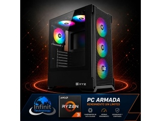 PC Gamer AMD Ryzen 3 5300G - RAM 16Gb - Ssd Nvme 512Gb - Rx AMD Radeon Vega 6 - Wifi + Bluetooth - Windows 11