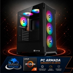 PC Gamer AMD Ryzen 3 5300G - RAM 16Gb - Ssd Nvme 512Gb - Rx AMD Radeon Vega 6 - Wifi + Bluetooth - Windows 11