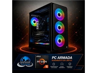 PC Gamer AMD Ryzen 5 5600GT - RAM 16Gb - Ssd Nvme 1Tb - Rx Radeon Vega 7 - Wifi + Bluetooth - Windows 11