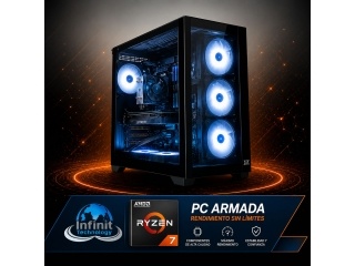 PC Gamer AMD Ryzen 7 5700 - RTX 3050 6Gb - RAM 32Gb - SSD NVMe 1Tb - Wifi + Bluetooth - Windows 11